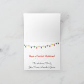 Cartes Pour Fêtes Annuelles Funny Chat Fleas Navidad (Intérieur)