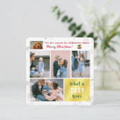 Cartes Pour Fêtes Annuelles Funny Chien Pawsitive 5 Photos Lettre mignonne Mod (Debout devant)