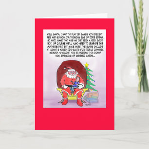 Cartes Pour Fêtes Annuelles Funny Christmas Card