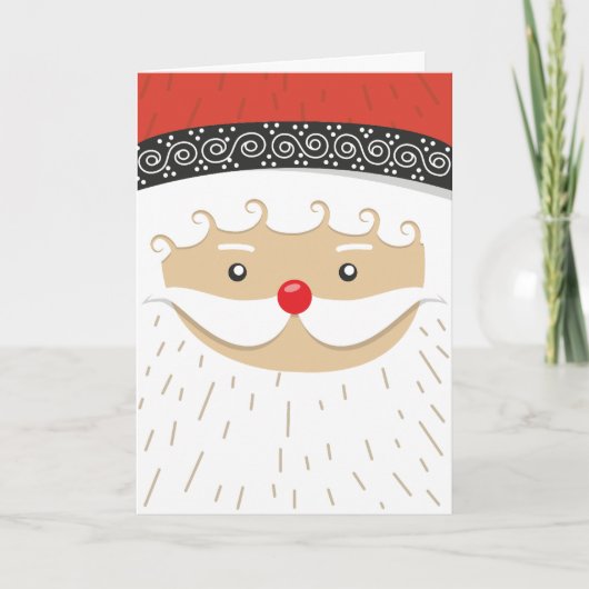 Cartes Pour Fêtes Annuelles Funny Christmas Santa (Devant)