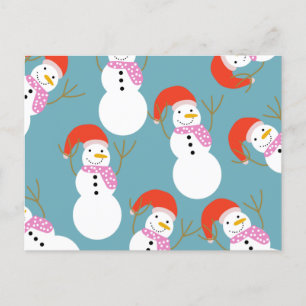 Cartes Pour Fêtes Annuelles Funny Christmas Snowman