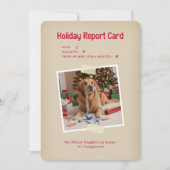 Cartes Pour Fêtes Annuelles Funny Dog Themed Pet Photo Christmas (Devant)