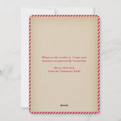 Cartes Pour Fêtes Annuelles Funny Dog Themed Pet Photo Christmas (Dos)