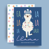 Cartes Pour Fêtes Annuelles Funny Fa La Llama Fleece Navidad Christmas