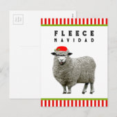 Cartes Pour Fêtes Annuelles Funny Feliz Navidad (Devant / Derrière)