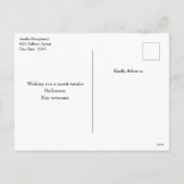 Cartes Pour Fêtes Annuelles Funny Frankenstein Monster Halloween Fun (Dos)