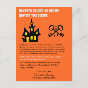 Cartes Pour Fêtes Annuelles Funny Halloween Immobilier