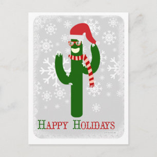 Cartes Pour Fêtes Annuelles Funny Holiday Cactus