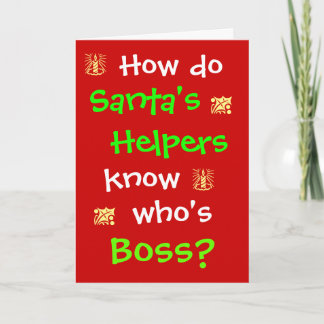 Cartes Pour Fêtes Annuelles Funny HR Human Resources