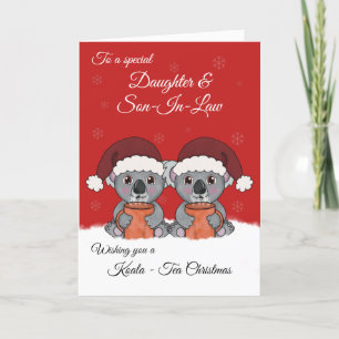 Cartes Pour Fêtes Annuelles Funny Koala Christmas Holiday Card