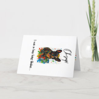 Cartes Pour Fêtes Annuelles Funny LGBT French Bulldog Birthday Card - Fierté