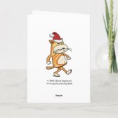 Cartes Pour Fêtes Annuelles Funny Mary Chris Moose Christmas (Dos)