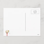 Cartes Pour Fêtes Annuelles Funny Noël de golf (Dos)