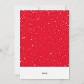 Cartes Pour Fêtes Annuelles Funny 'Noël maniaque' photo (Dos)