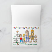 Cartes Pour Fêtes Annuelles Funny Noël rouge (Intérieur)