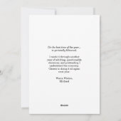 Cartes Pour Fêtes Annuelles Funny Photo Face Blitzened Sarcastic Christmas (Dos)