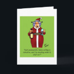 Cartes Pour Fêtes Annuelles Funny Romantic Christmas Card pour lui Spectickles<br><div class="desc">Joyeux Noël! Appréciez de répandre le rire avec cette carte de voeux romantique et hilarante de l'humour de Noël de l'artiste Bill Abbott; envoyez des rires avec vos meilleurs voeux cette saison des Fêtes. Le dessin de Bill Abbott "Spectickles" la bande dessinée de la communauté internationale a également paru dans...</div>