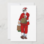 Cartes Pour Fêtes Annuelles Funny santa claus shopping (Devant)