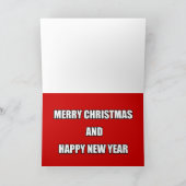 Cartes Pour Fêtes Annuelles Funny Santa Claus Xbox un mème (Intérieur)