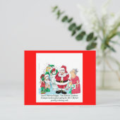 Cartes Pour Fêtes Annuelles Funny Santa picture (Debout devant)