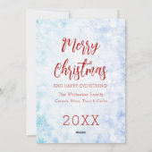 Cartes Pour Fêtes Annuelles Funny Sarcastic Enfants Humour Famille Joyeux Noël (Dos)