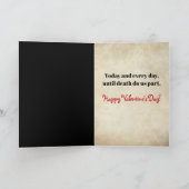 Cartes Pour Fêtes Annuelles Funny Sarcastic Valentine's Day Card (Intérieur)