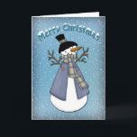 Cartes Pour Fêtes Annuelles Funny Snowman<br><div class="desc">Ce design amusant et fantaisiste avec un bonhomme de neige mignon est un excellent design pour vos salutations de vacances :) Votre famille et vos amis apprécieront ce magnifique dessin. Si vous souhaitez modifier la couleur ou la police du texte ou peut-être ajouter une image à l'intérieur ou à l'arrière...</div>