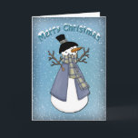 Cartes Pour Fêtes Annuelles Funny Snowman<br><div class="desc">Ce design amusant et fantaisiste avec un bonhomme de neige mignon est un excellent design pour vos salutations de vacances :) Votre famille et vos amis apprécieront ce magnifique dessin. Si vous souhaitez modifier la couleur ou la police du texte ou peut-être ajouter une image à l'intérieur ou à l'arrière...</div>