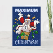 Cartes Pour Fêtes Annuelles Funny Snowman Maximum Christmas Surprise Cartoon (Devant)