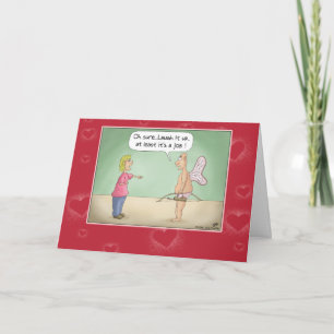 Cartes Pour Fêtes Annuelles Funny Valentine Card : Rire-le