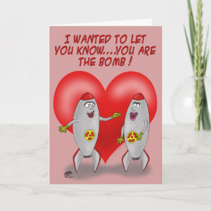Cartes Pour Fêtes Annuelles Funny Valentine Cards : Vous êtes la bombe