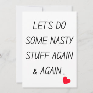Cartes Pour Fêtes Annuelles Funny Valentines Card - Faisons des trucs désagréa