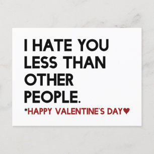 Cartes Pour Fêtes Annuelles Funny valentine's day Greeting Card Gift