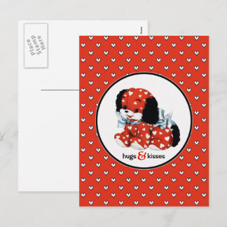 Cartes Pour Fêtes Annuelles Funny Vintage Chiot Valentine's Day