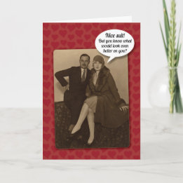 Cartes Pour Fêtes Annuelles Funny Vintage Suggestive Valentine's Day Card