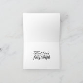 Cartes Pour Fêtes Annuelles Furry & Bright Howliday (Intérieur)