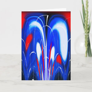 Cartes Pour Fêtes Annuelles Fusées cosmiques