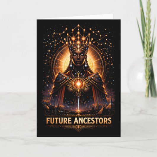 Cartes Pour Fêtes Annuelles Future Ancestors (Devant)