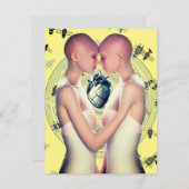 Cartes Pour Fêtes Annuelles Future love (Devant / Derrière)