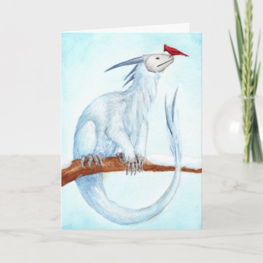 Cartes Pour Fêtes Annuelles Fuzzdragon (Devant)
