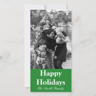 Cartes Pour Fêtes Annuelles G06 Green Color