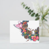 Cartes Pour Fêtes Annuelles Galah avec Noël C (Debout devant)