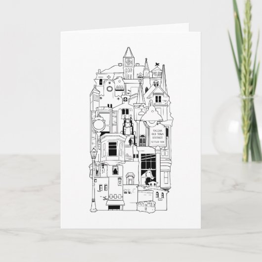 Cartes Pour Fêtes Annuelles galena illinois collage (Devant)