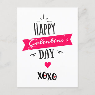 Cartes Pour Fêtes Annuelles Galentine X X   Joyeux Galentine's Day Pink