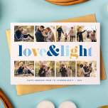 Cartes Pour Fêtes Annuelles Galerie "Amour et Lumière" de 8 Photos Hanoukka<br><div class="desc">Ces belles cartes de voeux Hanoukka sont entièrement personnalisables. Ajoutez votre propre photo et message pour un design unique.</div>