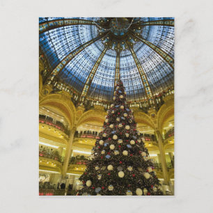 Cartes Pour Fêtes Annuelles Galeries La Fayette à Noël, Paris, France