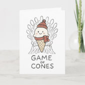 Cartes Pour Fêtes Annuelles Game of Cones - Funny Christmas Card (Devant)