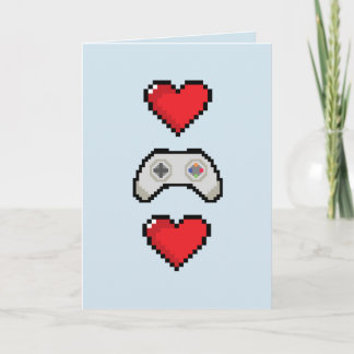 Cartes Pour Fêtes Annuelles Gamer Valentine - ayez une Saint-Valentin épique