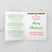 Cartes Pour Fêtes Annuelles Garçon de batteur de Noël (Intérieur)