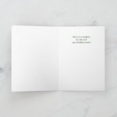 Cartes Pour Fêtes Annuelles Gardener Sage Advice for Joy and Cheer (Intérieur)